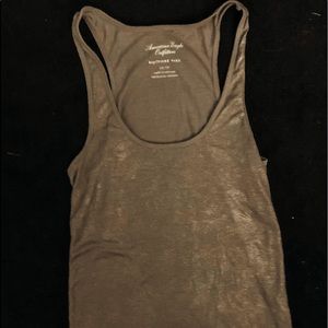 AE TIGHT SILVER BOYFRIEND TANK